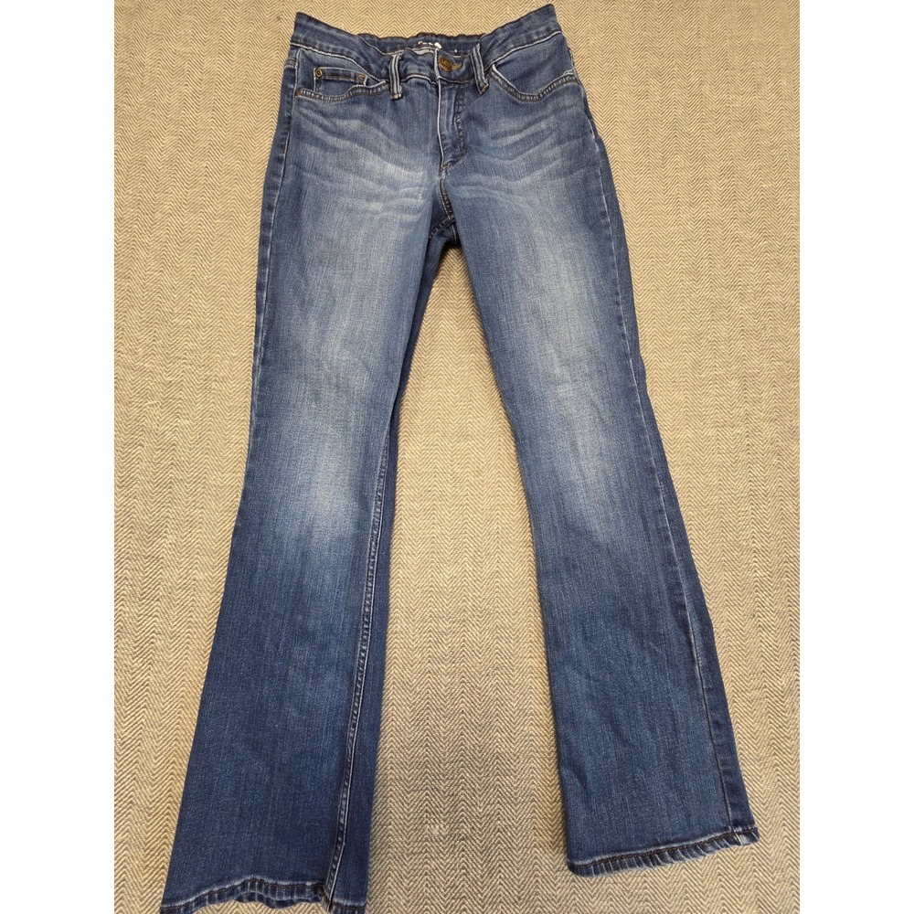 Lee Womens Bootcut Jeans Medium Wash Stretch Denim‎ Mid Rise Size 10M 1CMBEW7
